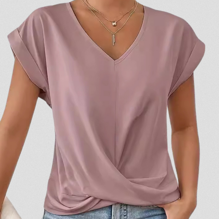BENNY™   |     T-Shirt aus Premium-Baumwolle mit elegantem V-Ausschnitt