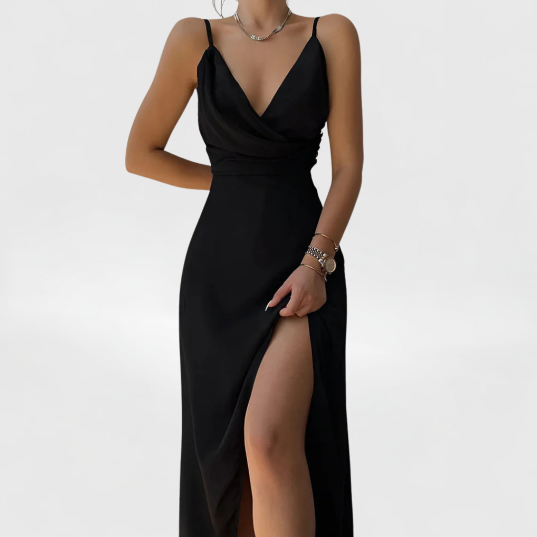 CECILIA™ | Satin Kleid mit Premium-Glanz