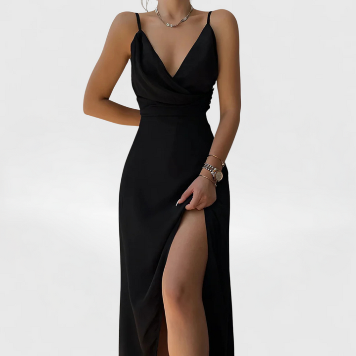 CECILIA™ | Satin Kleid mit Premium-Glanz