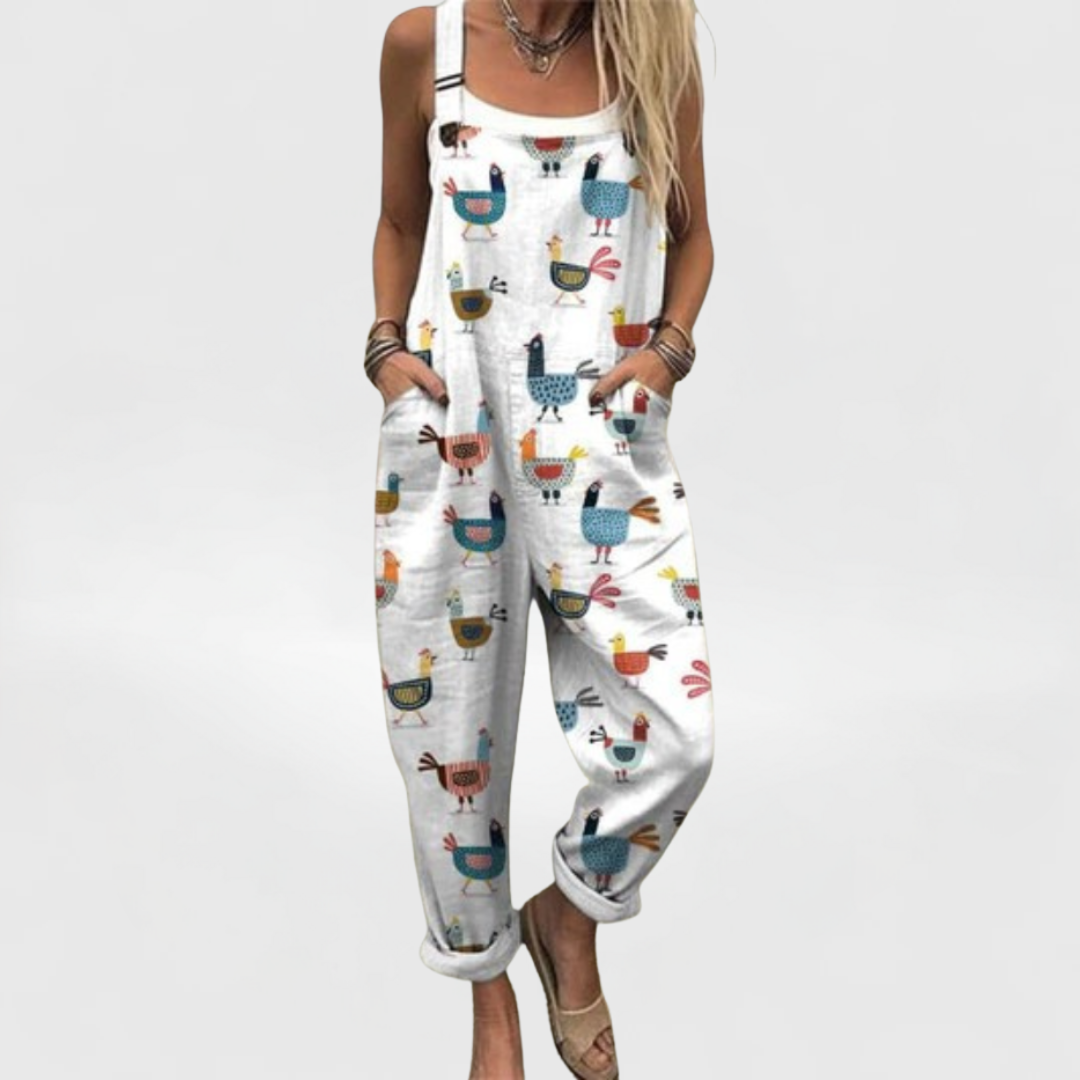 CHARLOTTE™ | Künstlerischer Jumpsuit – bequem & vielseitig