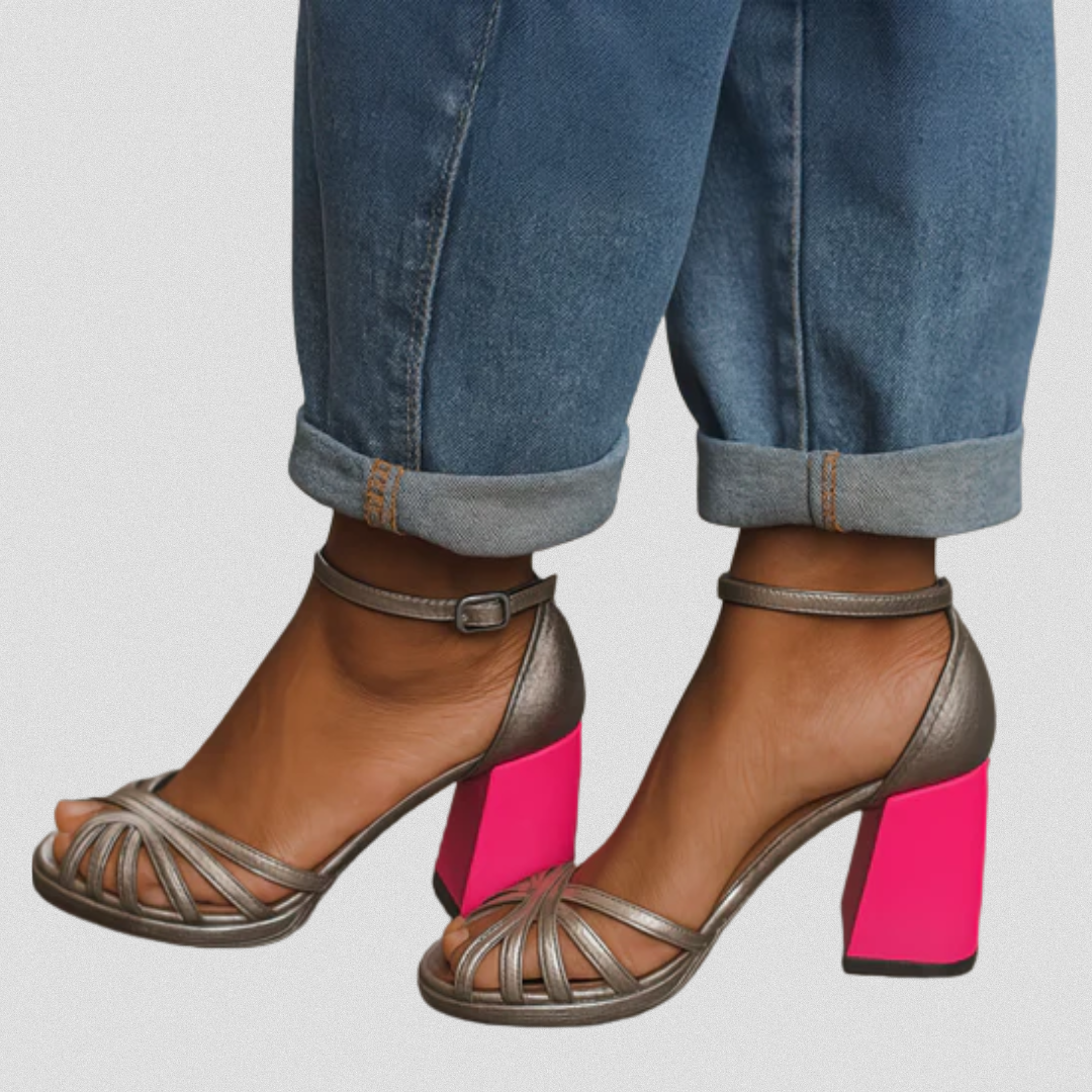 DORIS™ | Sandalen mit breitem Absatz für stilvolle Auftritte