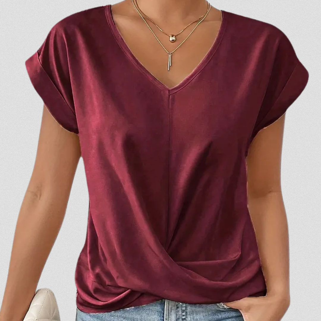 BENNY™   |     T-Shirt aus Premium-Baumwolle mit elegantem V-Ausschnitt