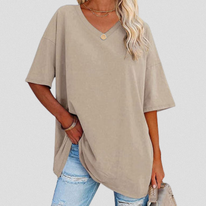 LOUISE™ | BEQUEME BAUMWOLL T-SHIRT FÜR JEDEN TAG