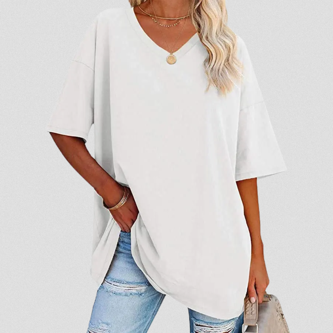 LOUISE™ | BEQUEME BAUMWOLL T-SHIRT FÜR JEDEN TAG