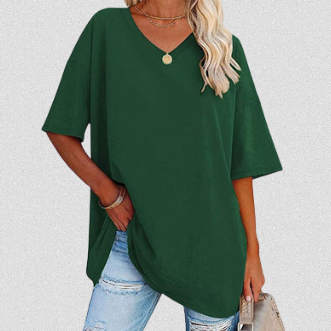 LOUISE™ | BEQUEME BAUMWOLL T-SHIRT FÜR JEDEN TAG