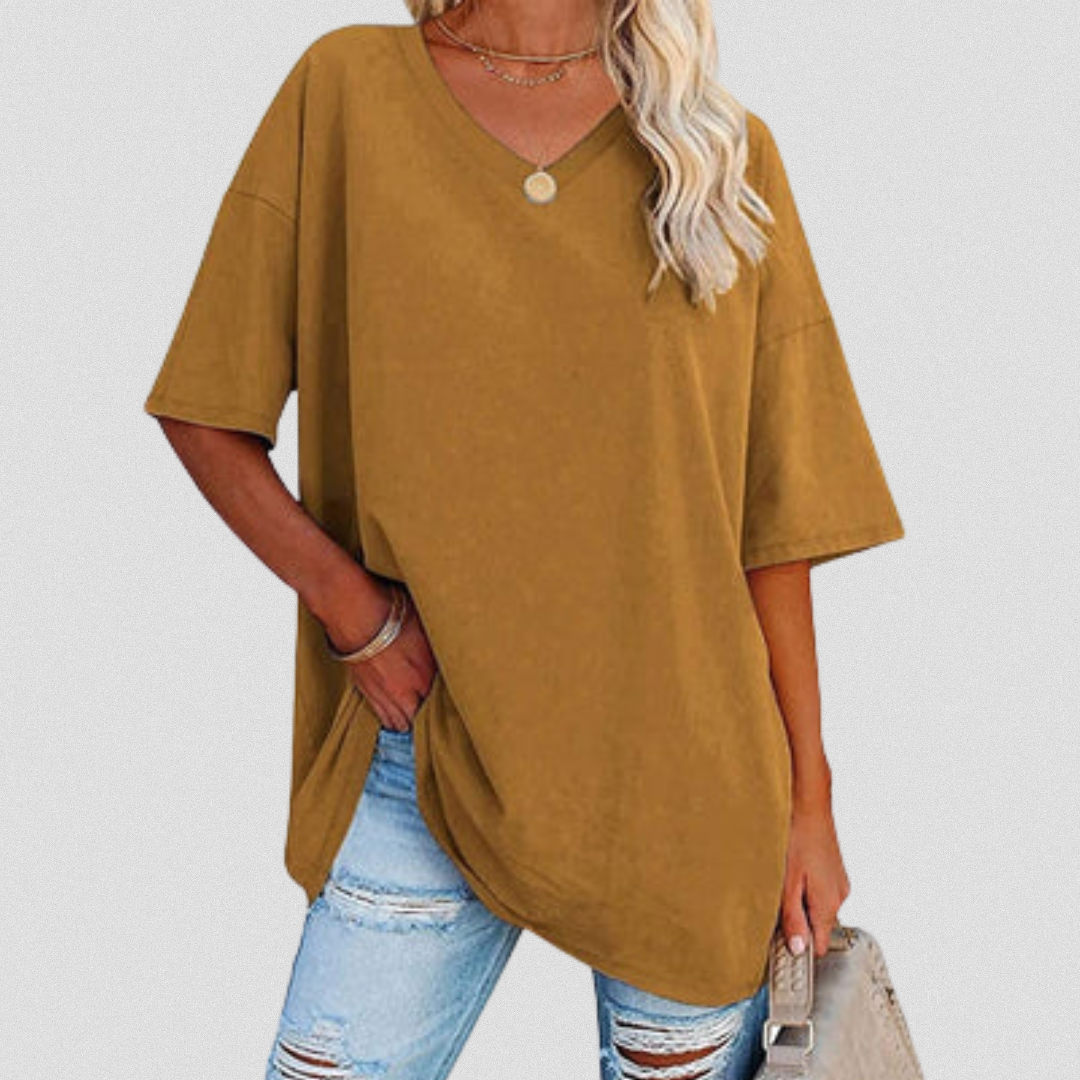 LOUISE™ | BEQUEME BAUMWOLL T-SHIRT FÜR JEDEN TAG