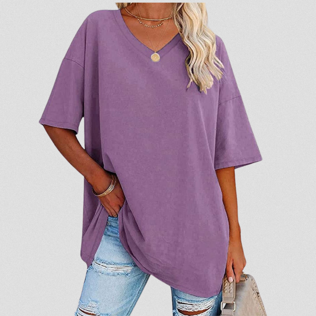 LOUISE™ | BEQUEME BAUMWOLL T-SHIRT FÜR JEDEN TAG