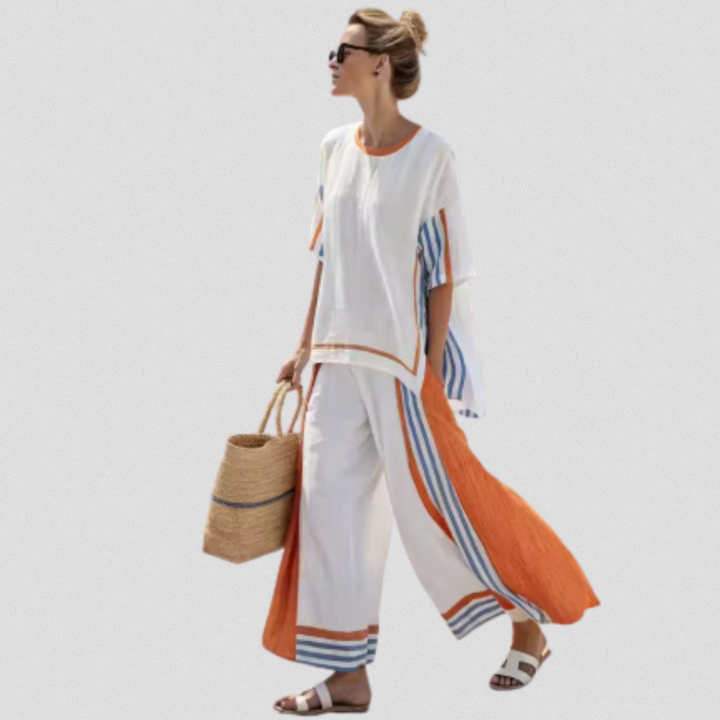 HESTER™ | Luftige Premium-Zweiteiler mit Streifen
