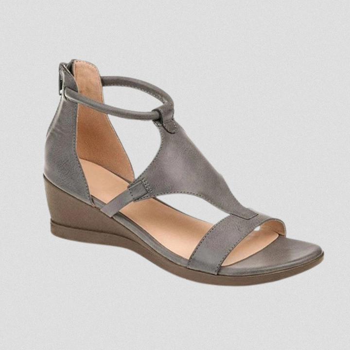 MARINA™| Orthopädische Sandalen aus Echtleder mit bequemen Absatz