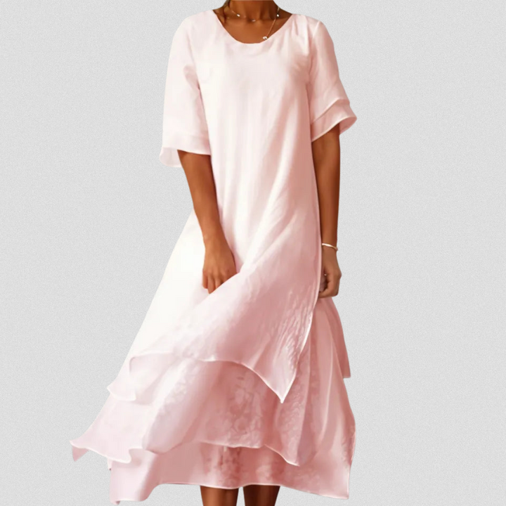 SHANNON™ | Langes Baumwollkleid aus Premiumstoff