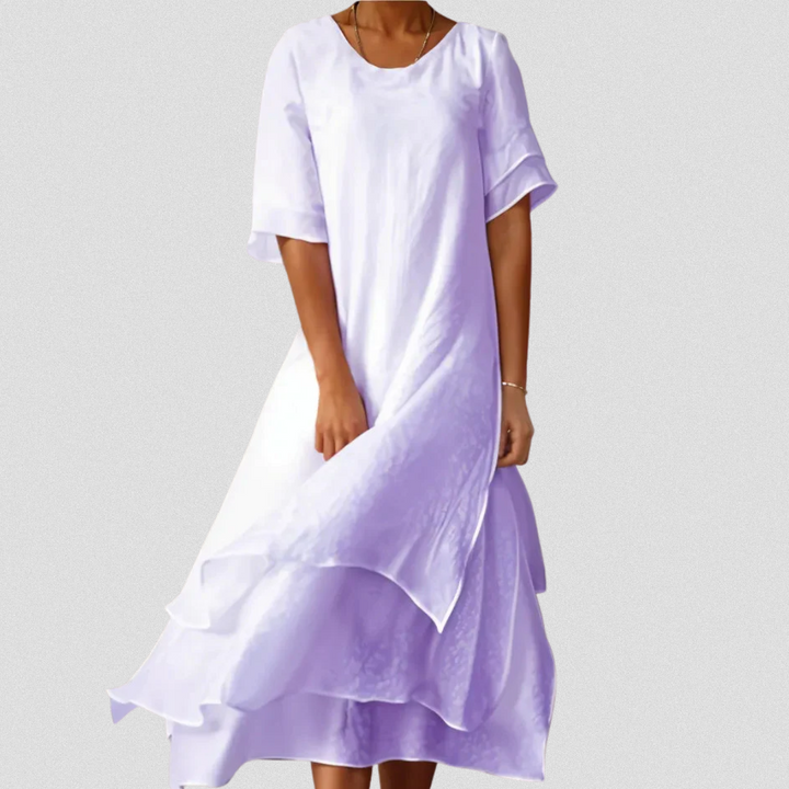 SHANNON™ | Langes Baumwollkleid aus Premiumstoff