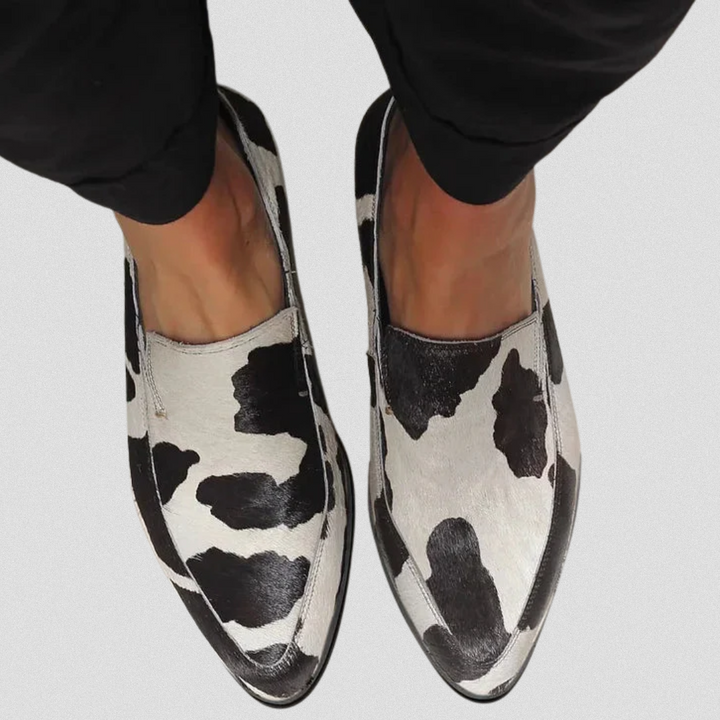 LUCILLA™ | Der auffällige Loafer mit Cow-Print für mutige Looks