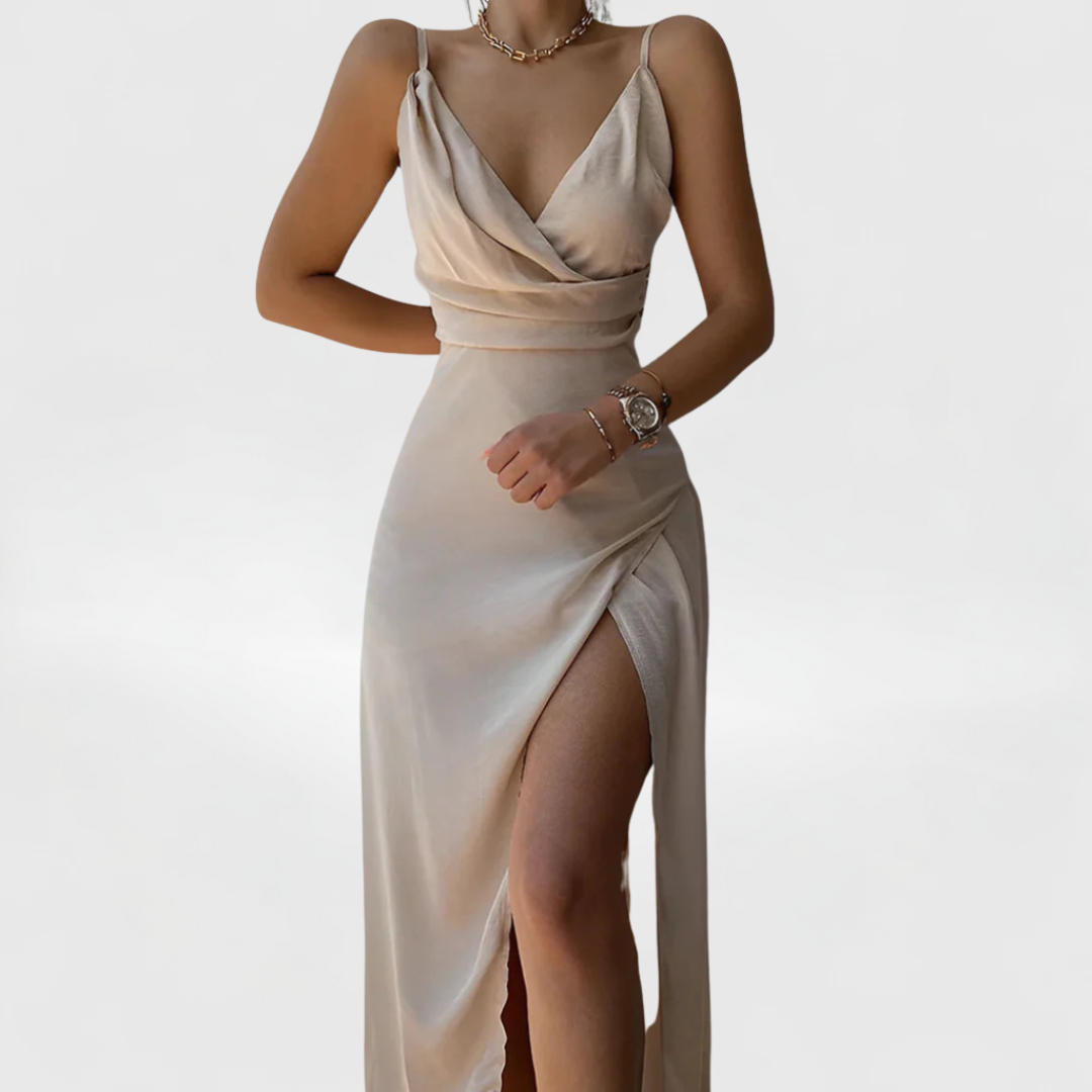 CECILIA™ | Satin Kleid mit Premium-Glanz
