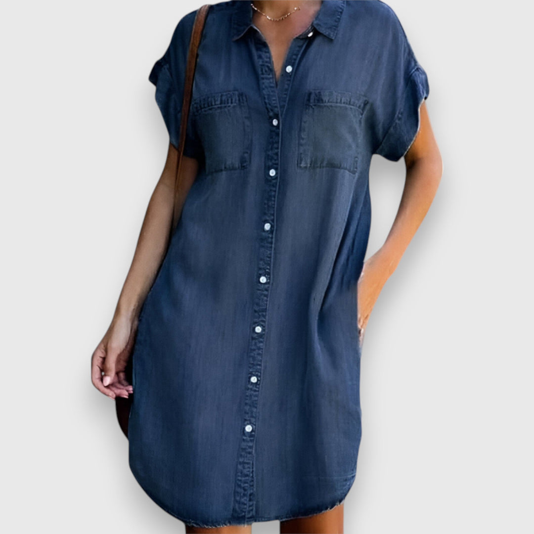 EMILY™| Lässiges Jeanskleid aus Bio-Baumwolle