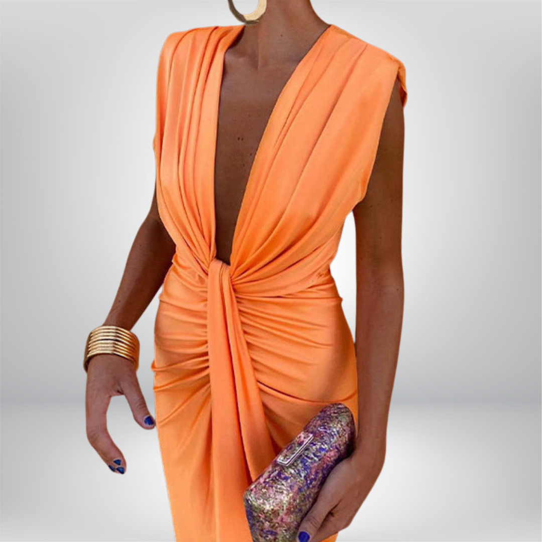 SIENNA™ | Kleid mit tiefem Ausschnitt