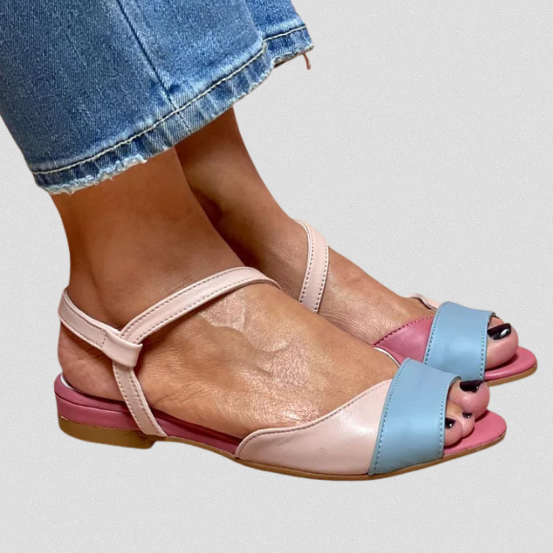 NORA™ | Sandalen mit offenem Zehenbereich in Premium-Optik
