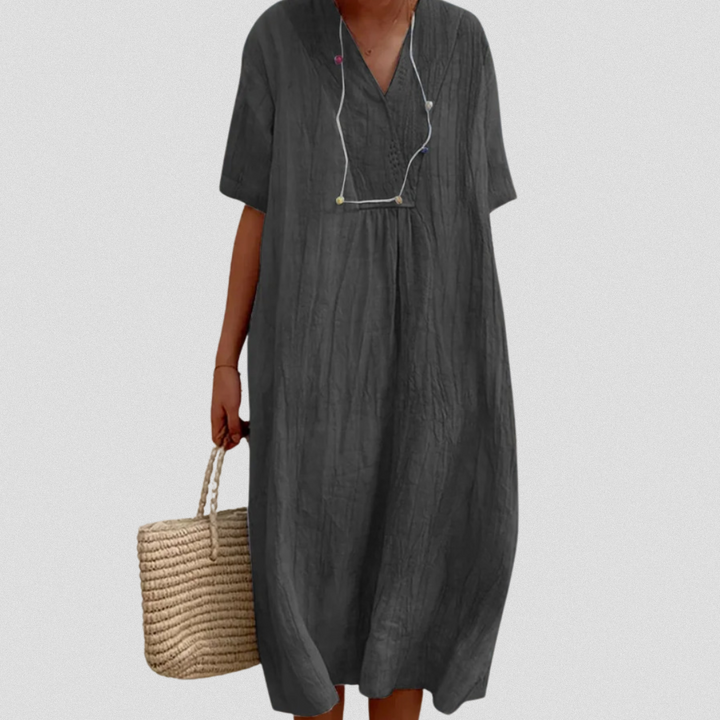 NATALIE™| Lockeres Freizeitkleid aus Premium-Stoff