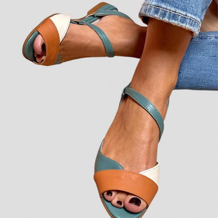 NORA™ | Sandalen mit offenem Zehenbereich in Premium-Optik