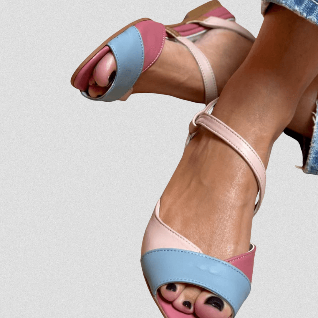 NORA™ | Sandalen mit offenem Zehenbereich in Premium-Optik