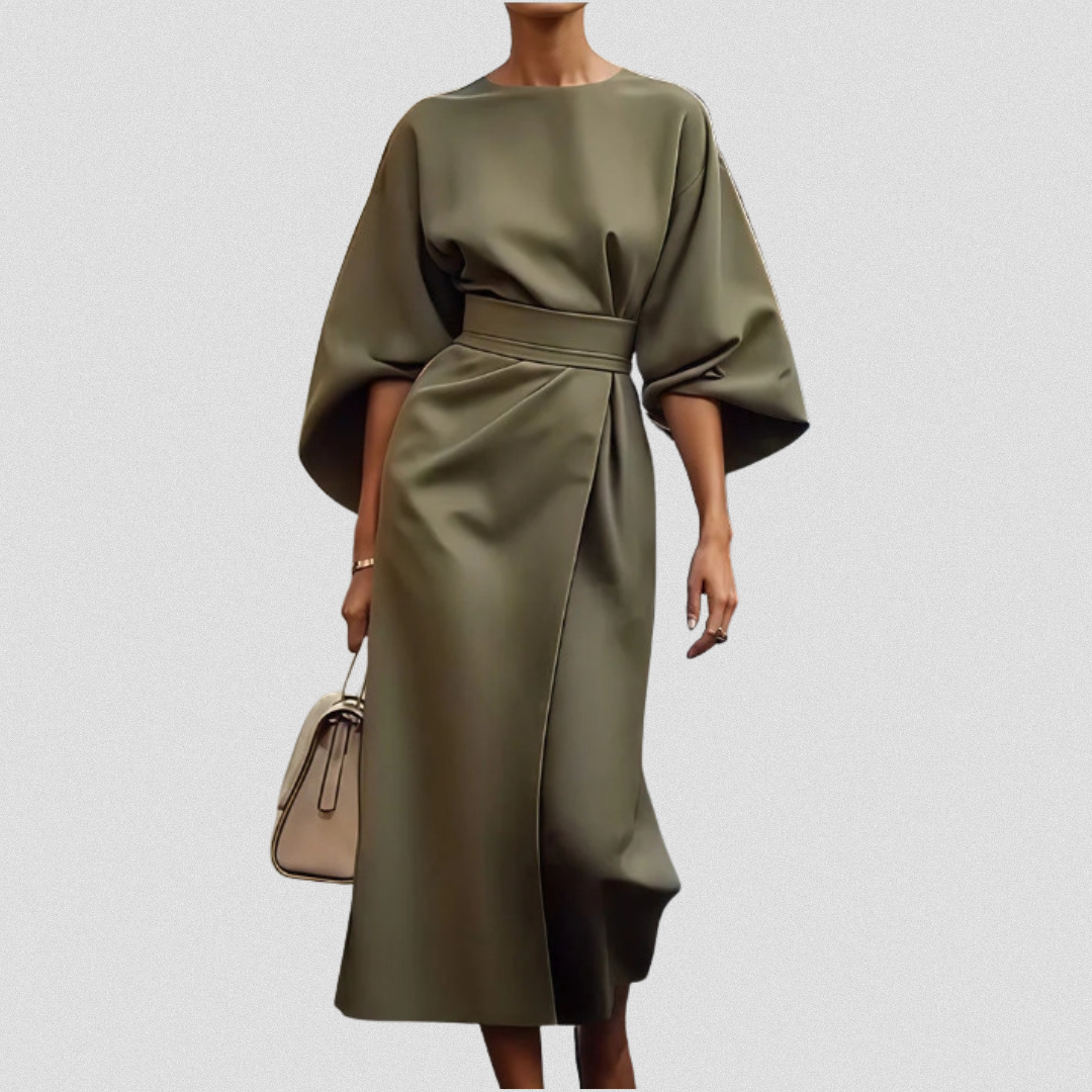BRENDA™| Elegantes Kleid aus Premium-Baumwolle