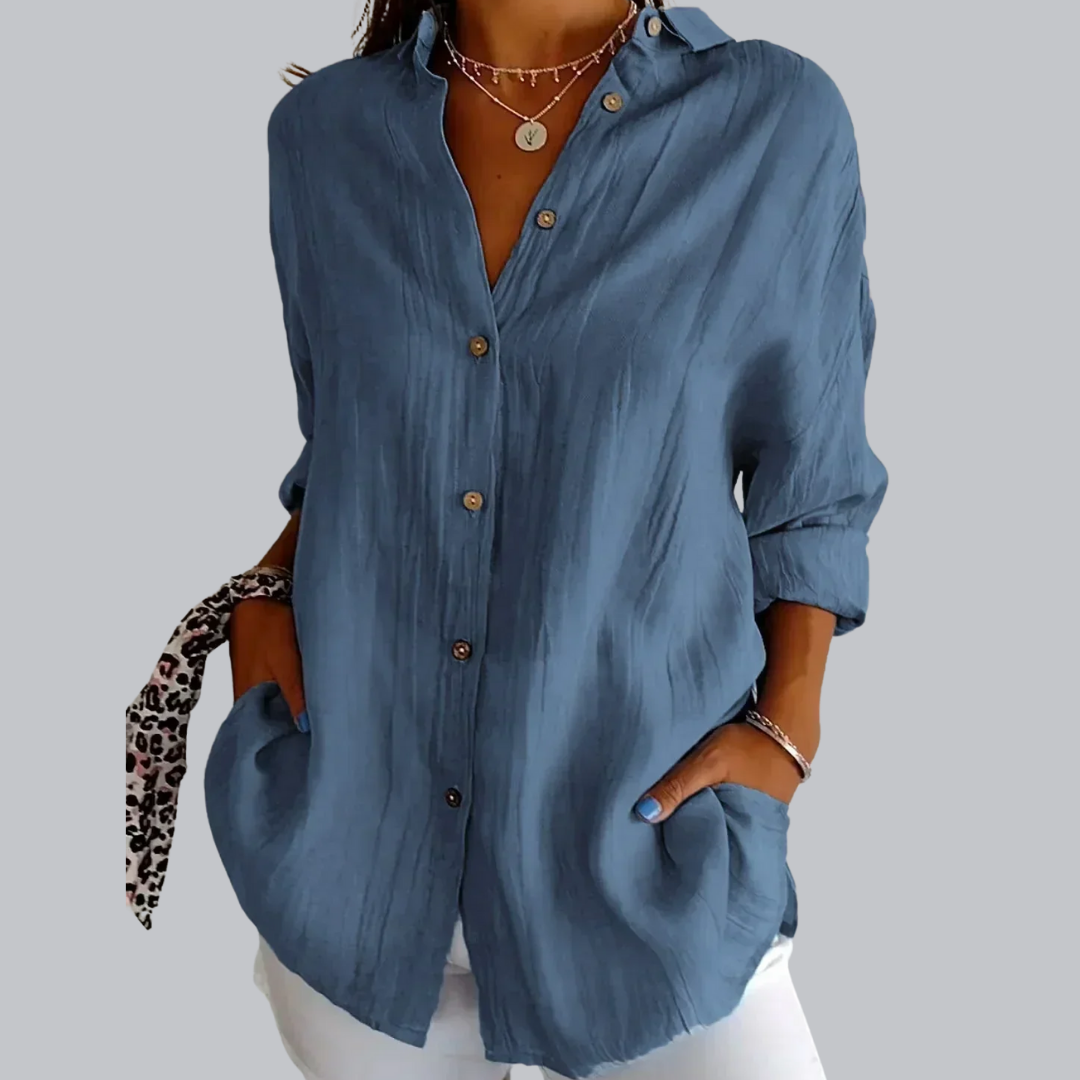 SOPHIE™| Bluse aus Premium-Baumwolle für stilvolle Tage