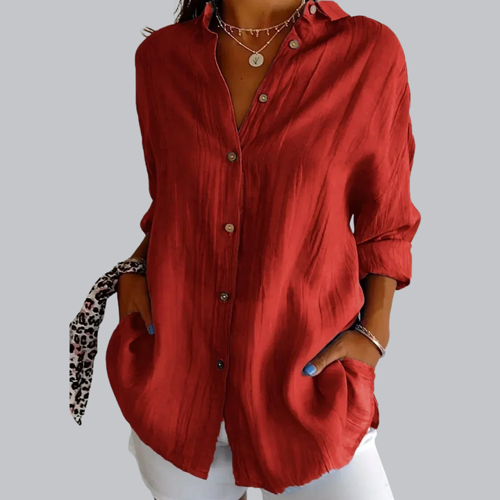 SOPHIE™| Bluse aus Premium-Baumwolle für stilvolle Tage