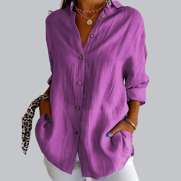 SOPHIE™| Bluse aus Premium-Baumwolle für stilvolle Tage
