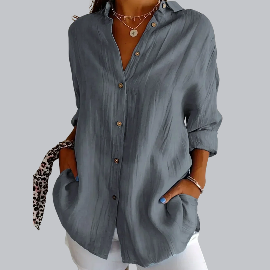 SOPHIE™| Bluse aus Premium-Baumwolle für stilvolle Tage