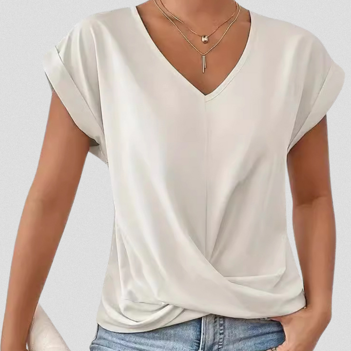 BENNY™   |     T-Shirt aus Premium-Baumwolle mit elegantem V-Ausschnitt