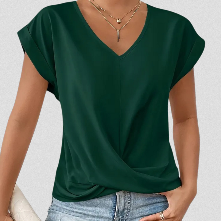 BENNY™   |     T-Shirt aus Premium-Baumwolle mit elegantem V-Ausschnitt