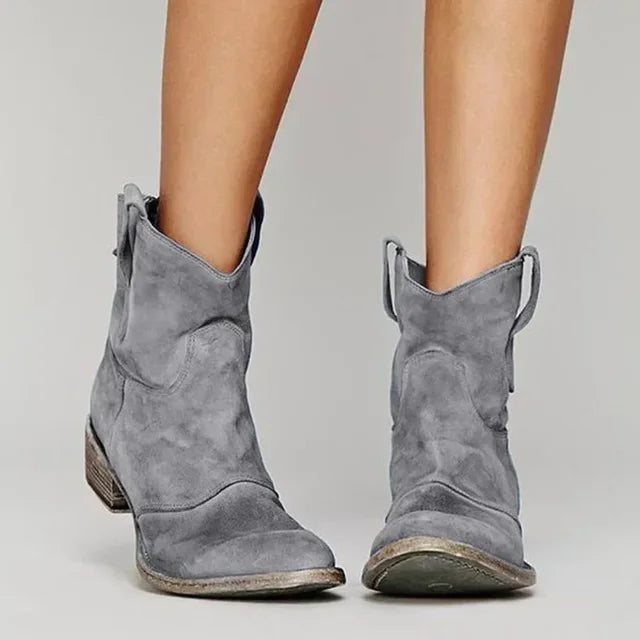 VICKY™ | Vintage-Stiefelette aus Premiumleder