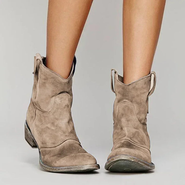 VICKY™ | Vintage-Stiefelette aus Premiumleder