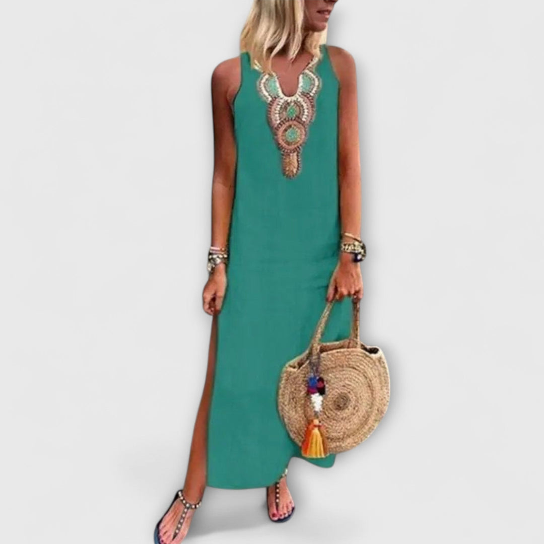 PAULA™ | Maxikleid mit fließender Passform
