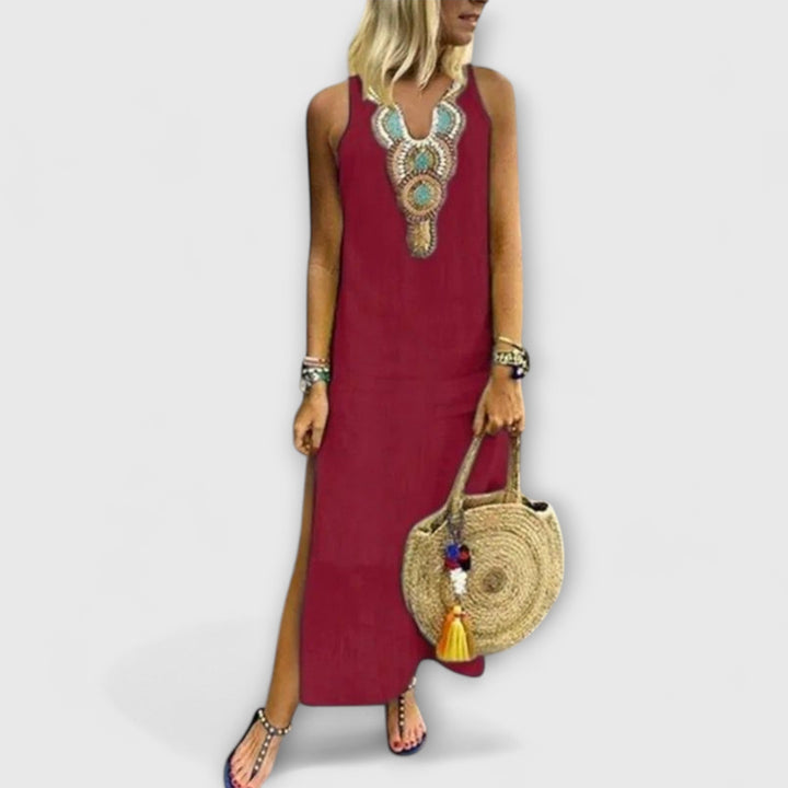 PAULA™ | Maxikleid mit fließender Passform