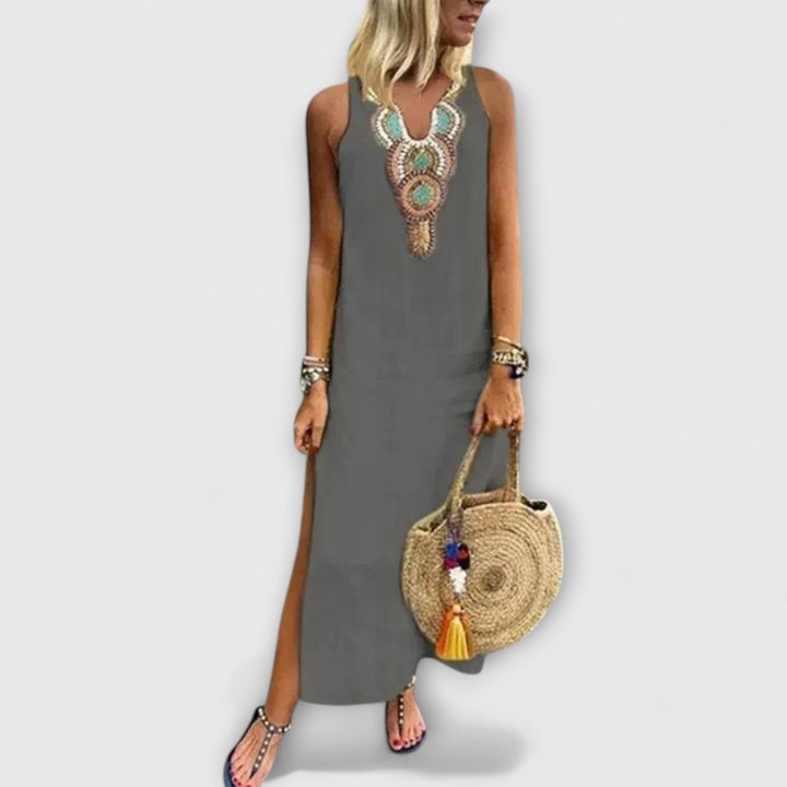 PAULA™ | Maxikleid mit fließender Passform